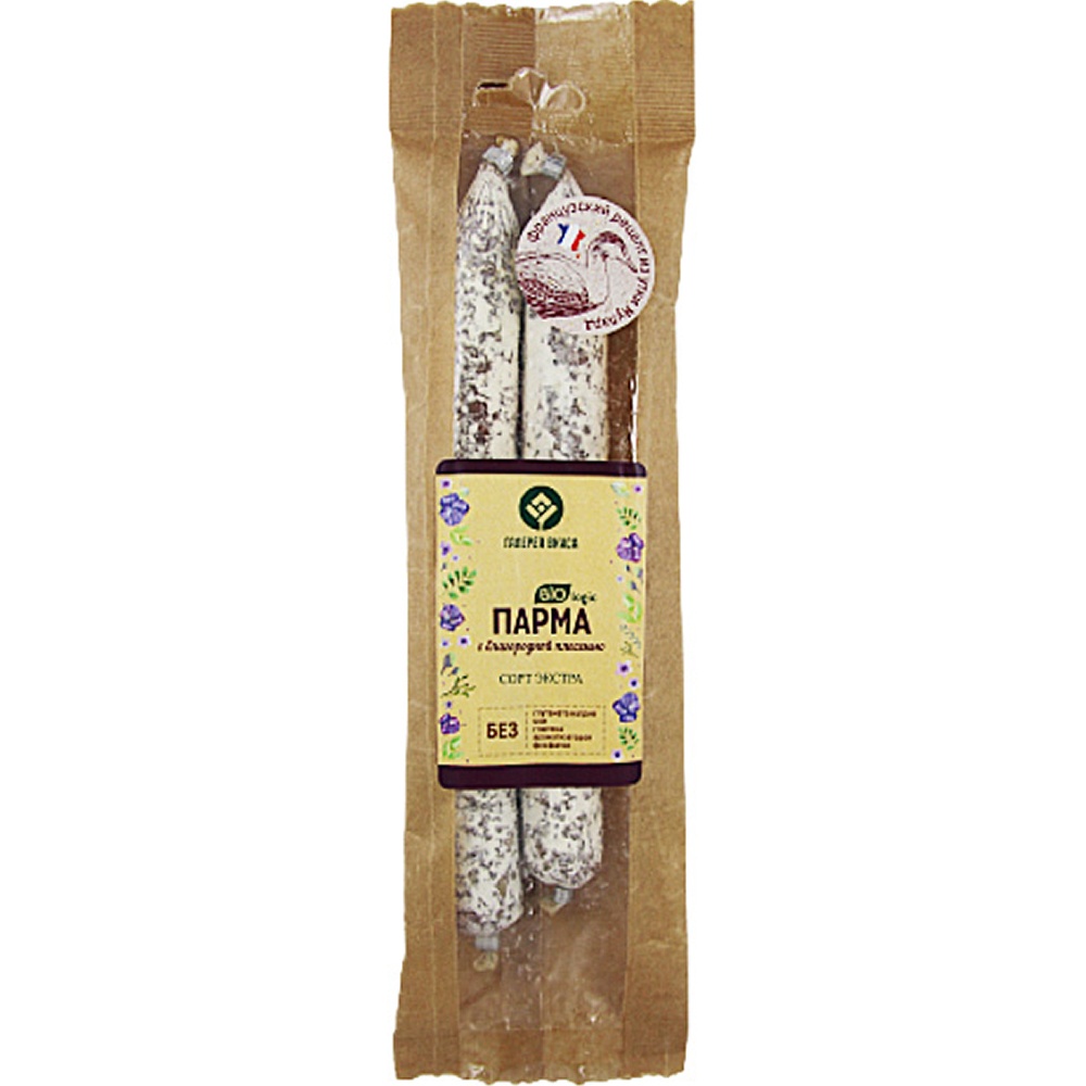 Фото: Колбаска "Парма" из мяса птицы с/в сорт экстра, 180г