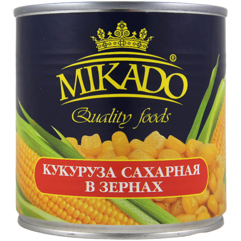 Фото: Кукуруза консервированная "Микадо", 425мл