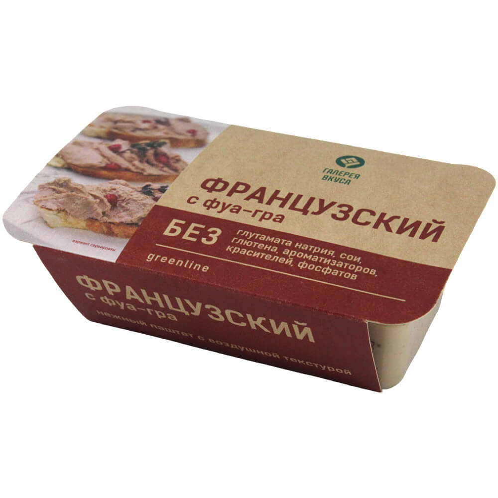 Фото: Паштет "Галерея вкуса" французский с фуа-гра из мяса птицы, 146г