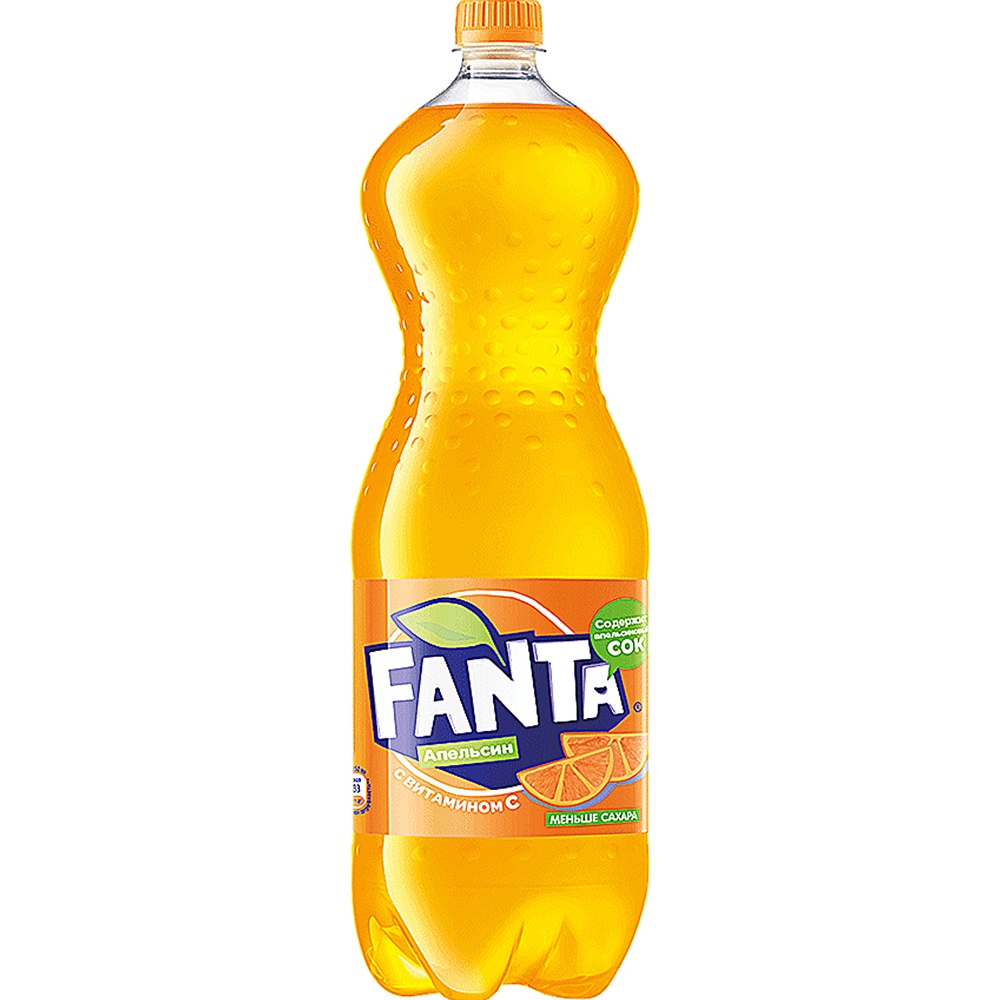 Фото: Фанта апельсин обогащенный, 2л