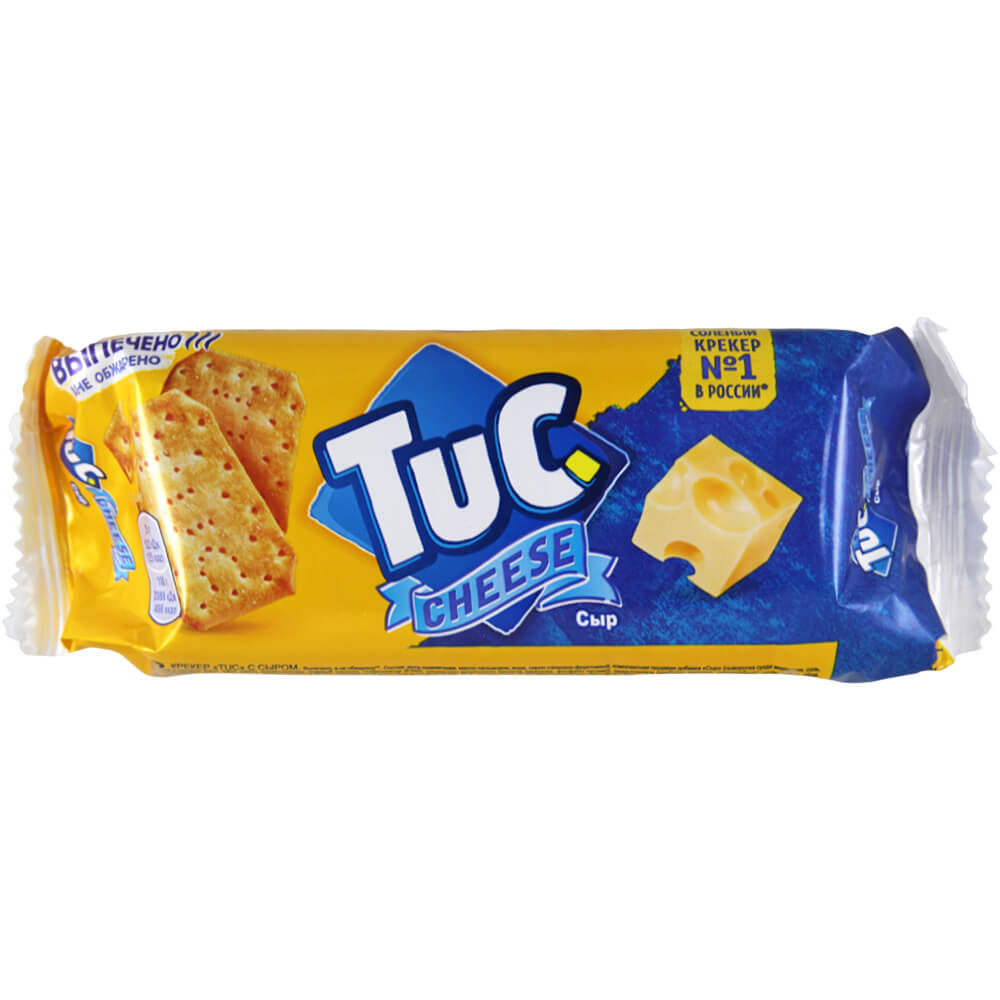 Фото: Крекер "TUC" со вкусом сыра, 100г