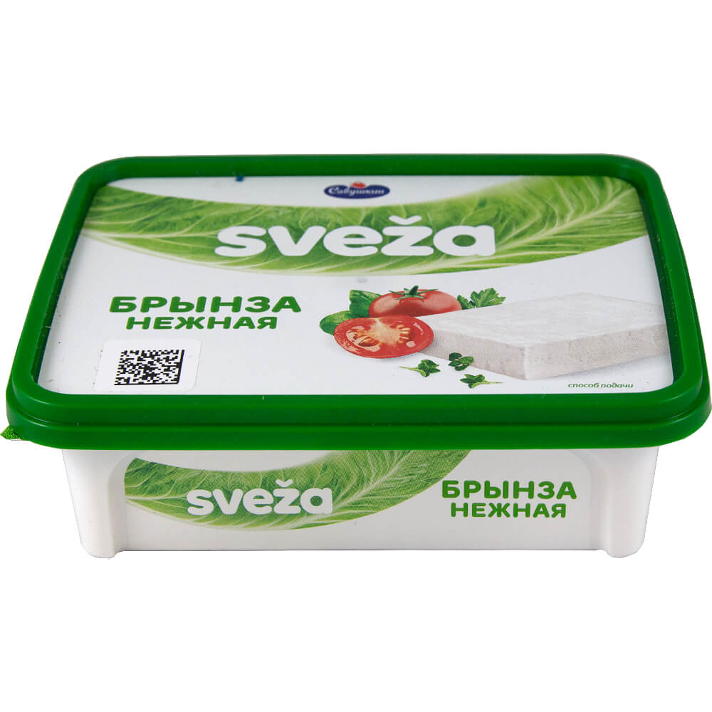 Фото: Сыр мягкий "SVEZA" брынза нежная 45%, 250г