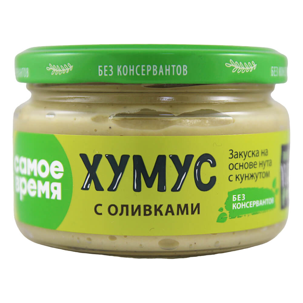 Фото: Закуска "Хумус" с оливками, 200г