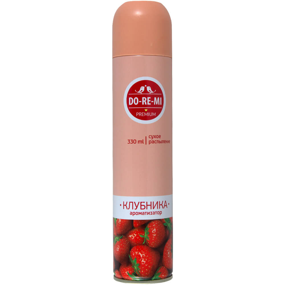 Фото: Освежитель воздуха "DO-RE-MI Premium" клубника со сливками, 330мл