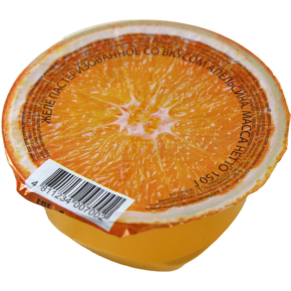 Фото: Желе со вкусом апельсина, 150г