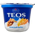 Йогурт "Греческий teos" грецкий орех-мед 2%, 250г