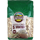 Хлопья "Фермер" из смеси 5 злаков, 400г