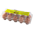 Яйца куриные пищевые мелкое цветные С-М, 10шт