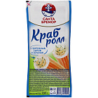 Крабовые палочки "Краб-ролл" имитация с сыром и зеленью, 180г