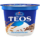 Йогурт "Греческий teos" злаки-клетчатка льна 2%, 250г