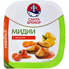 Салат "Санта Бремор" из мяса мидии чилийской вареной с овощами, 150г