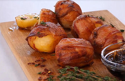 Картошка с беконом