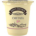 Сметана "Брест-Литовск" 15%, 380г