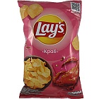 Чипсы "Lay's" из натурального картофеля со вкусом краба, 140г