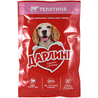 Корм консервированный полнорационный "Дарлинг" кусочки с телятиной в подливе для взрослых собак, 75г