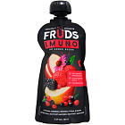 Пюре "Smartfood" smoothie fruds imuno no added sugar яблоко, груша, клубника, ежевика, клюквенный сок, льняная клетчатка, 150г