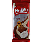 Шоколад молочный и белый "Nestle" с кокосовой стружкой и вафлей, 82г