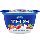 Йогурт "Греческий teos" клубника 2%, 140г
