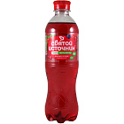 Напиток "Святой источник" Вода+ сок со вкусом лесных ягод газированный, 0.5л