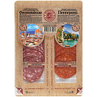 Колбаса "Флорентийская/Пепперони" сырокопченая/полусухая нарезка, 100г