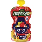 Пюре "Сочный перекус" из яблок, банана, клубники, 140г